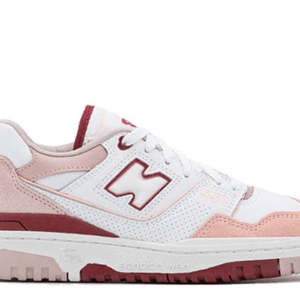 New Balance 550 White Scarlet Pink - Coproom