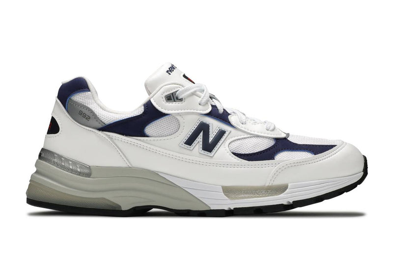 New Balance 992 White Navy