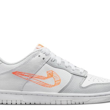 Nike Dunk Low 3D Swoosh White Grey - Coproom