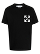 Off-White Arrows Print T-Shirt Black/White OMAA027C99JER0021001, vue principale