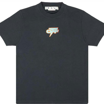 Off-White Degrade Thund Slim S/S Tee Outerspace Light OMAA027F22JER0074641, vue principale
