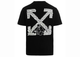 Off-White Bricks Arrow Slim S/S Tee Black OMAA027F22JER0081001, vue principale