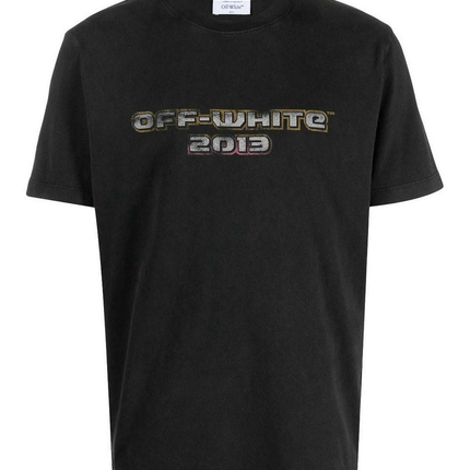 Off-White Digit Bacchus Slim S/S T-Shirt Black OMAA027F23JER0061084, vue principale
