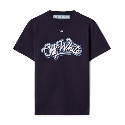 Off-White Chicago Bulls T-Shirt Navy/White/Light Blue OMAA027T23JER0054909, vue principale