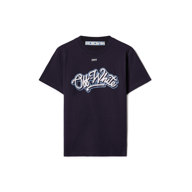 Off-White Chicago Bulls T-Shirt Navy/White/Light Blue OMAA027T23JER0054909, vue principale