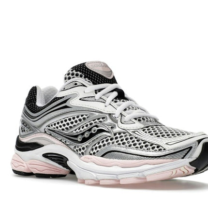 Saucony ProGrid Omni 9 Silver Pink S70739-16, trois-quarts avant extérieur
