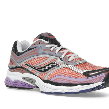 Saucony ProGrid Omni 9 Pink Purple S70739-30, trois-quarts avant extérieur