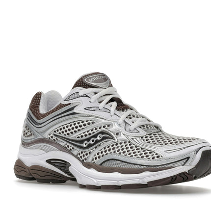 Saucony ProGrid Omni 9 OG White Brown S70739-57, trois-quarts avant extérieur