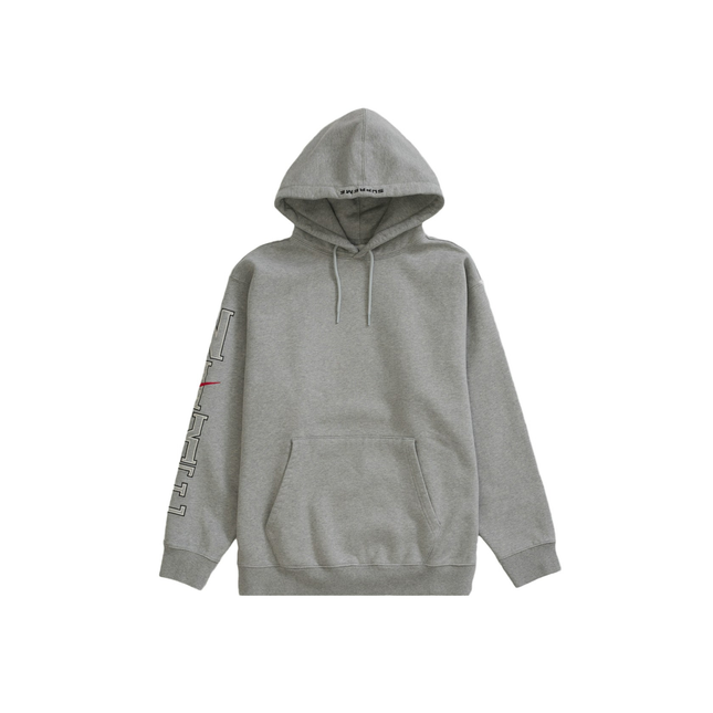 Supreme Nike Hooded Sweatshirt Heather Grey SS24 HEATHER GREY, vue principale