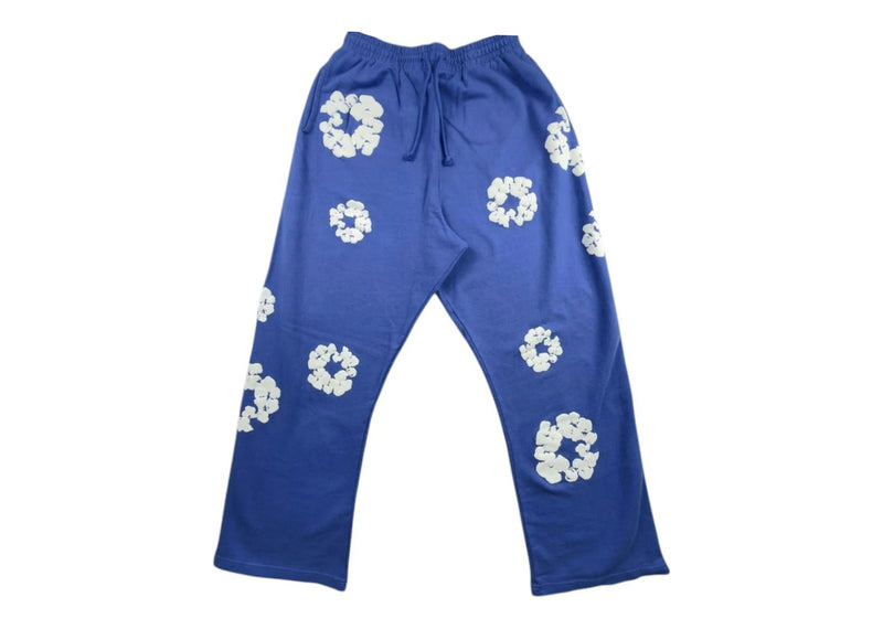 Denim Tears Cotton Wreath Baggy Sweatpants Blue