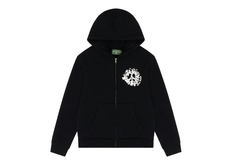 Denim Tears Denim University Zip Hoodie Black/White
