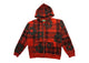 Denim Tears Plaid Cotton Wreath Zip Hoodie Red SX-DENIM-TEARS-DENIM-TEARS-PLAID-COTTON-WREATH-ZIP-HOODIE-RED, vue principale