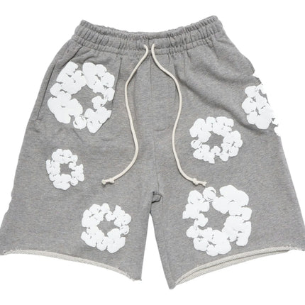 Denim Tears The Cotton Wreath Shorts Grey SX-DENIM-TEARS-DENIM-TEARS-THE-COTTON-WREATH-SHORTS-GREY, vue principale