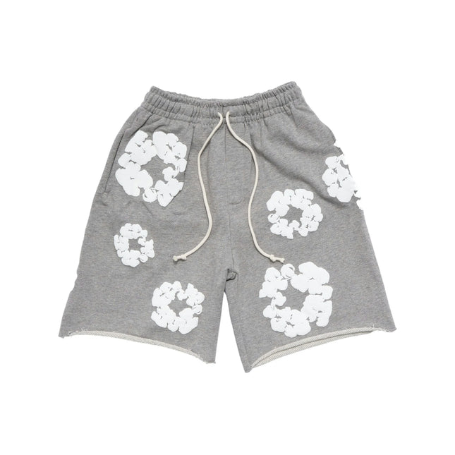 Denim Tears The Cotton Wreath Shorts Grey SX-DENIM-TEARS-DENIM-TEARS-THE-COTTON-WREATH-SHORTS-GREY, vue principale