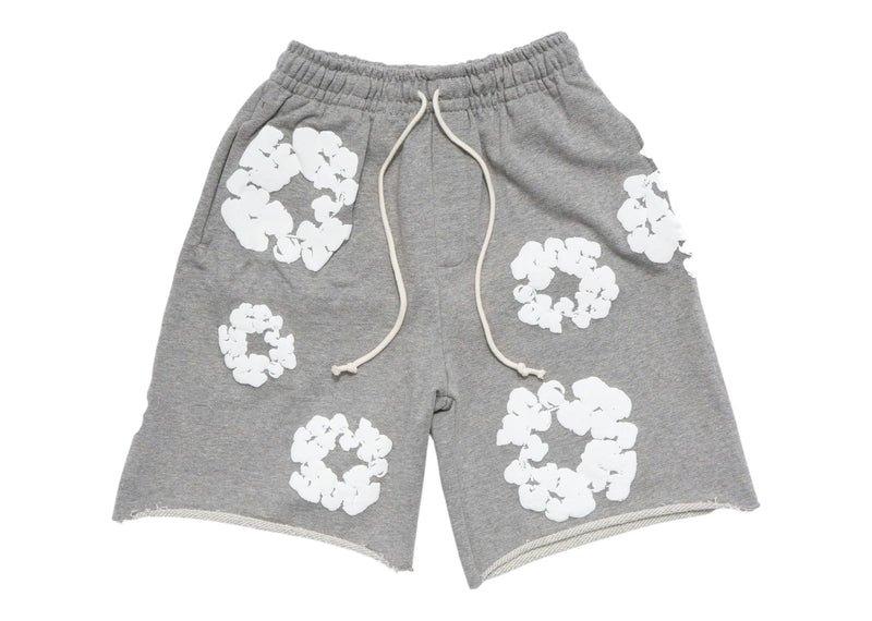 Denim Tears The Cotton Wreath Shorts Grey