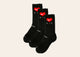 Nike x Drake Certified Lover Boy Socks Black (3 Pack) SX-NIKE-NIKE-X-DRAKE-CERTIFIED-LOVER-BOY-SOCKS-BLACK, vue principale