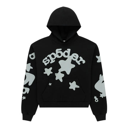 Sp5der Reflective Beluga Hoodie Black SX-SP5DER-SP5DER-REFLECTIVE-BELUGA-HOODIE-BLACK, vue principale