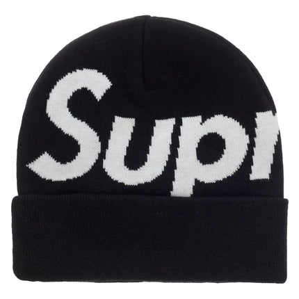 Supreme Big Logo Beanie (FW25) Black SX-SUPREME-SUPREME-BIG-LOGO-BEANIE-FW25-BLACK, vue principale