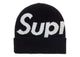 Supreme Big Logo Beanie (FW25) Black SX-SUPREME-SUPREME-BIG-LOGO-BEANIE-FW25-BLACK, vue principale
