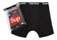 Supreme Hanes Boxer Briefs (4 Pack) Black SX-SUPREME-SUPREME-HANES-BOXER-BRIEFS-BLACK, vue principale