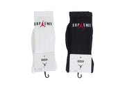 Supreme Jordan Crew Socks (2 Pack) Black/White