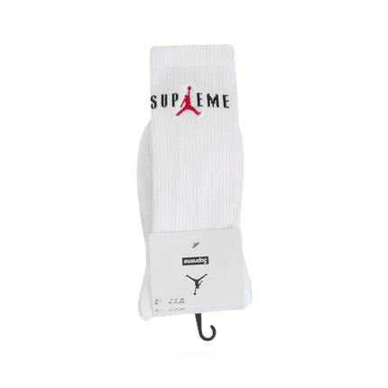Supreme Jordan Crew Socks White SX-SUPREME-SUPREME-JORDAN-CREW-SOCKS-WHITE, vue principale