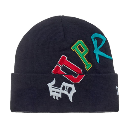 Supreme New Era Arc Beanie Navy SX-SUPREME-SUPREME-NEW-ERA-ARC-BEANIE-NAVY, vue principale