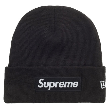 Supreme New Era Box Logo Beanie (FW25) Black SX-SUPREME-SUPREME-NEW-ERA-BOX-LOGO-BEANIE-FW25-BLACK, vue principale