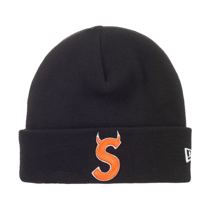 Supreme New Era Devil S Logo Beanie Black SX-SUPREME-SUPREME-NEW-ERA-DEVIL-S-LOGO-BEANIE-BLACK, vue principale