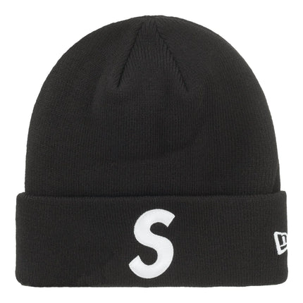 Supreme New Era S Logo Beanie (FW24) Black SX-SUPREME-SUPREME-NEW-ERA-S-LOGO-BEANIE-FW24-BLACK, vue principale