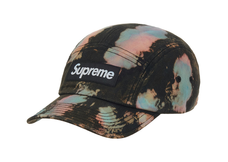 Supreme Overdyed Camp Cap Black/Multicolor