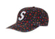 Supreme Washed Canvas S Logo 6-Panel Hat (FW26) Floral Multicolor SX-SUPREME-SUPREME-WASHED-CANVAS-S-LOGO-6-PANEL-FW26-FLORAL-MULTICOLOR, vue principale
