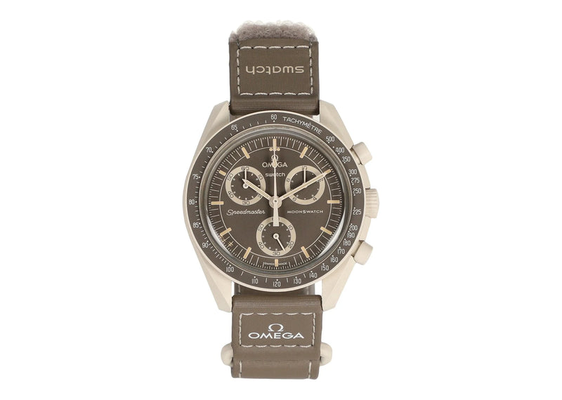 Swatch x Omega Bioceramic Moonswatch Mission On Earth Desert SO33T103