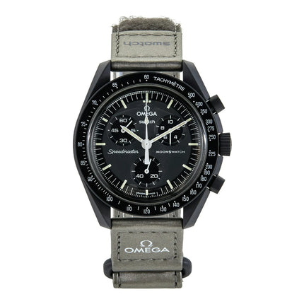 Swatch x Omega Bioceramic Moonswatch Mission to Mercury SO33A100 SX-SWATCH-SWATCH-X-OMEGA-BIOCERAMIC-MOONSWATCH-MISSION-TO-MERCURY-SO33A100-GREY, vue principale