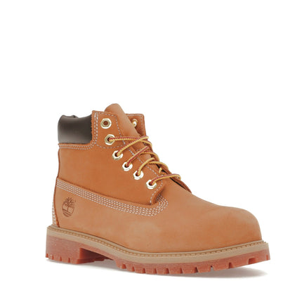 Timberland 6" Premium Boot Wheat (PS) TB012709-713-/-TB112709-713, trois-quarts avant extérieur