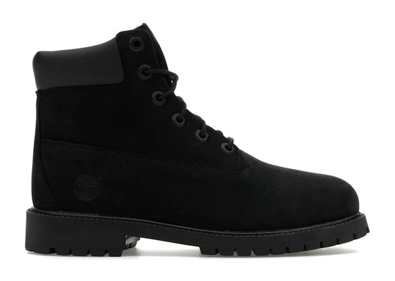Timberland 6" Premium Boot Black Nubuck (GS)