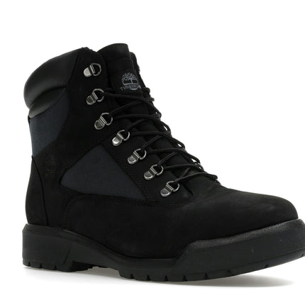Timberland Field Boot Lace Up Waterproof Black TB0A17KC-001, trois-quarts avant extérieur