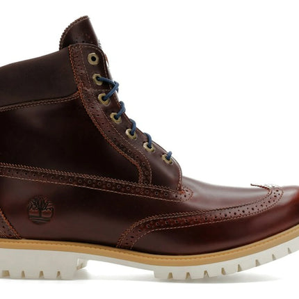 Timberland 6" Premium Brogue Boot Medium Brown Wingtip TB0A2A8V-EM4, vue principale