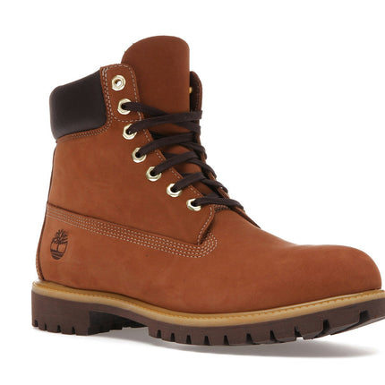 Timberland 6" Premium Waterproof Boot Rust Nubuck TB0A2JC7F13, trois-quarts avant extérieur