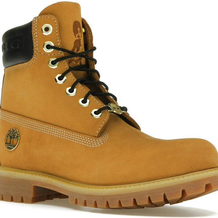 Timberland 6" Premium Boot The Notorious B.I.G. Wheat TB0A2P6W-EJS, trois-quarts avant extérieur