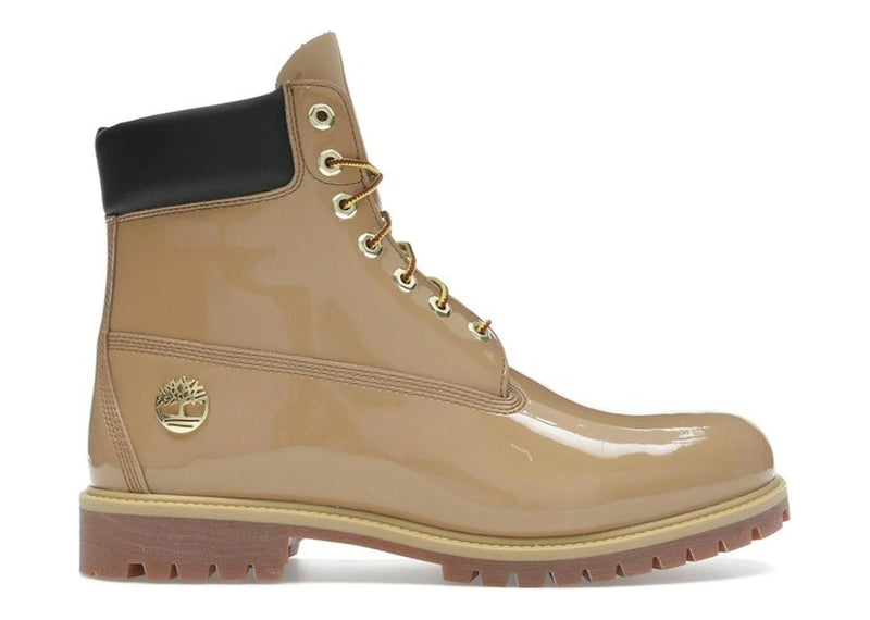 Timberland 6" Premium Waterproof Patent Boots Finch Wheat