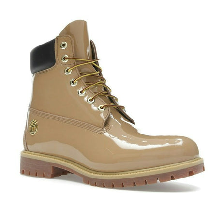 Timberland 6" Premium Waterproof Patent Boots Finch Wheat TB0A41MW-A3K, trois-quarts avant extérieur