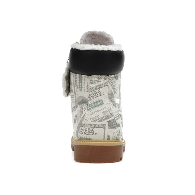 Timberland 6" Premium Waterproof Boot Supreme x MM6 Maison Margiela $100 Bills TB0A5NG5-ALP, arrière