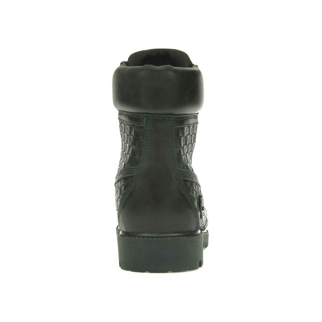 Timberland 6" Premium Boot Woven Dark Green TB0A6FD6-EEQ, arrière