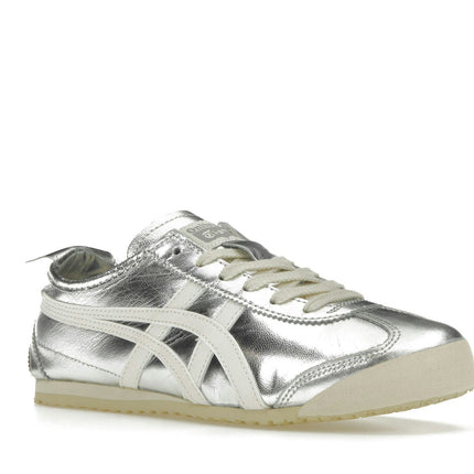 Onitsuka Tiger Mexico 66 Silver Off White THL7C2-9399/1183B566-021, trois-quarts avant extérieur