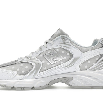 New Balance 530 Silver Metallic Polka Dots U530HFW, profil intérieur