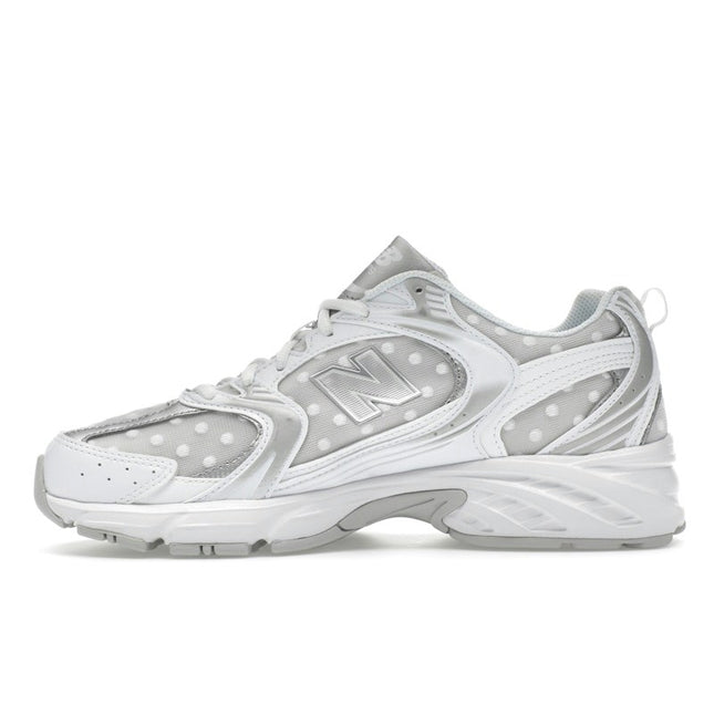 New Balance 530 Silver Metallic Polka Dots U530HFW, profil intérieur