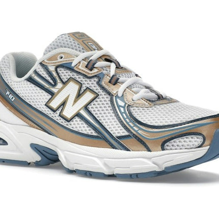 New Balance 740v2 Heron Blue Vintage Indigo U740HB2, trois-quarts avant extérieur