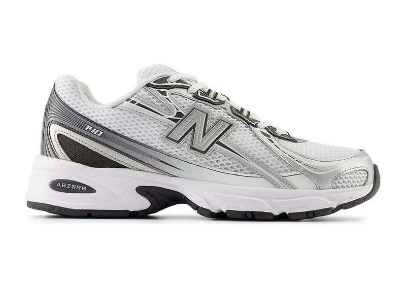New Balance 740 White Metallic Silver Black