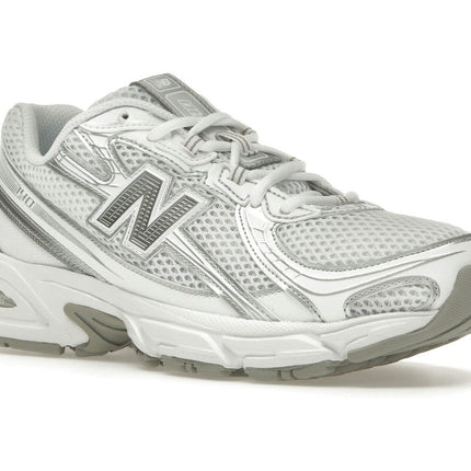 New Balance 740v2 White Silver Reflection U740WM2, trois-quarts avant extérieur